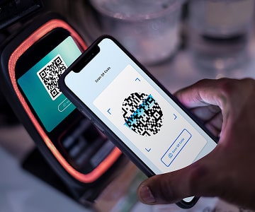 photo of cashless payment